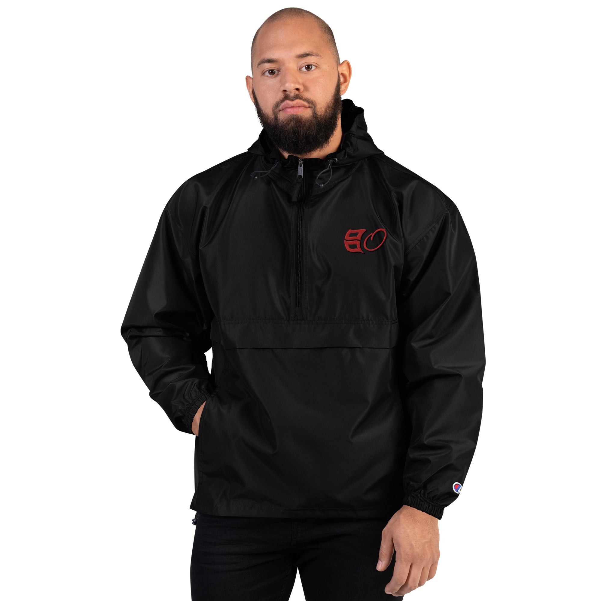 Embroidered Champion Packable Jacket – Odonnell